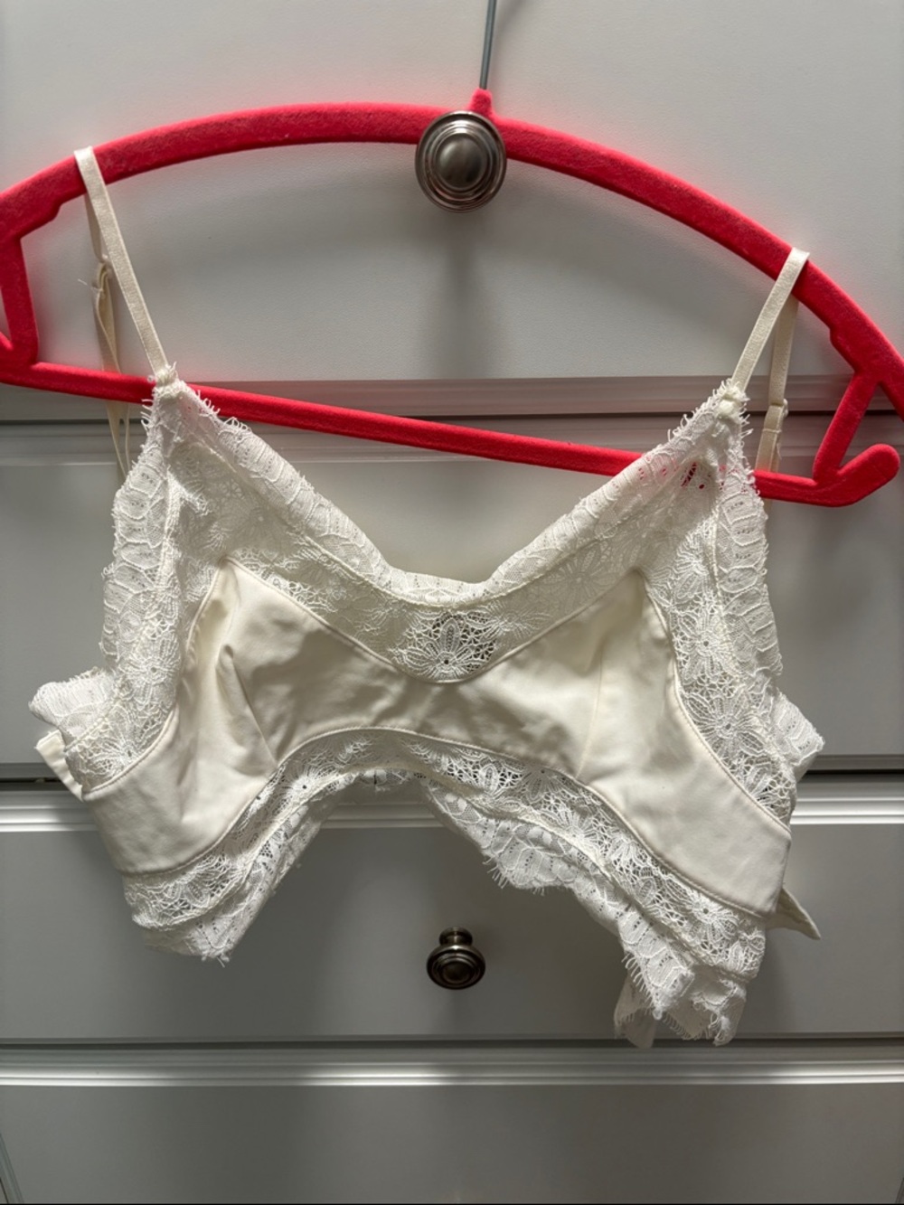 For Love & Lemons Cream Lace Bralette